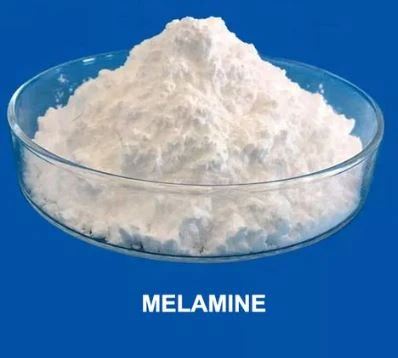 Organinių žaliavų baltų miltelių melaminas CAS 108-78-1 C3H6N6